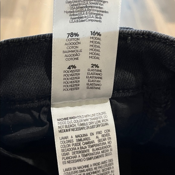 NWT MOTHER lil hustler roller sneak not today satan jeans Size 25 - Picture 9 of 9